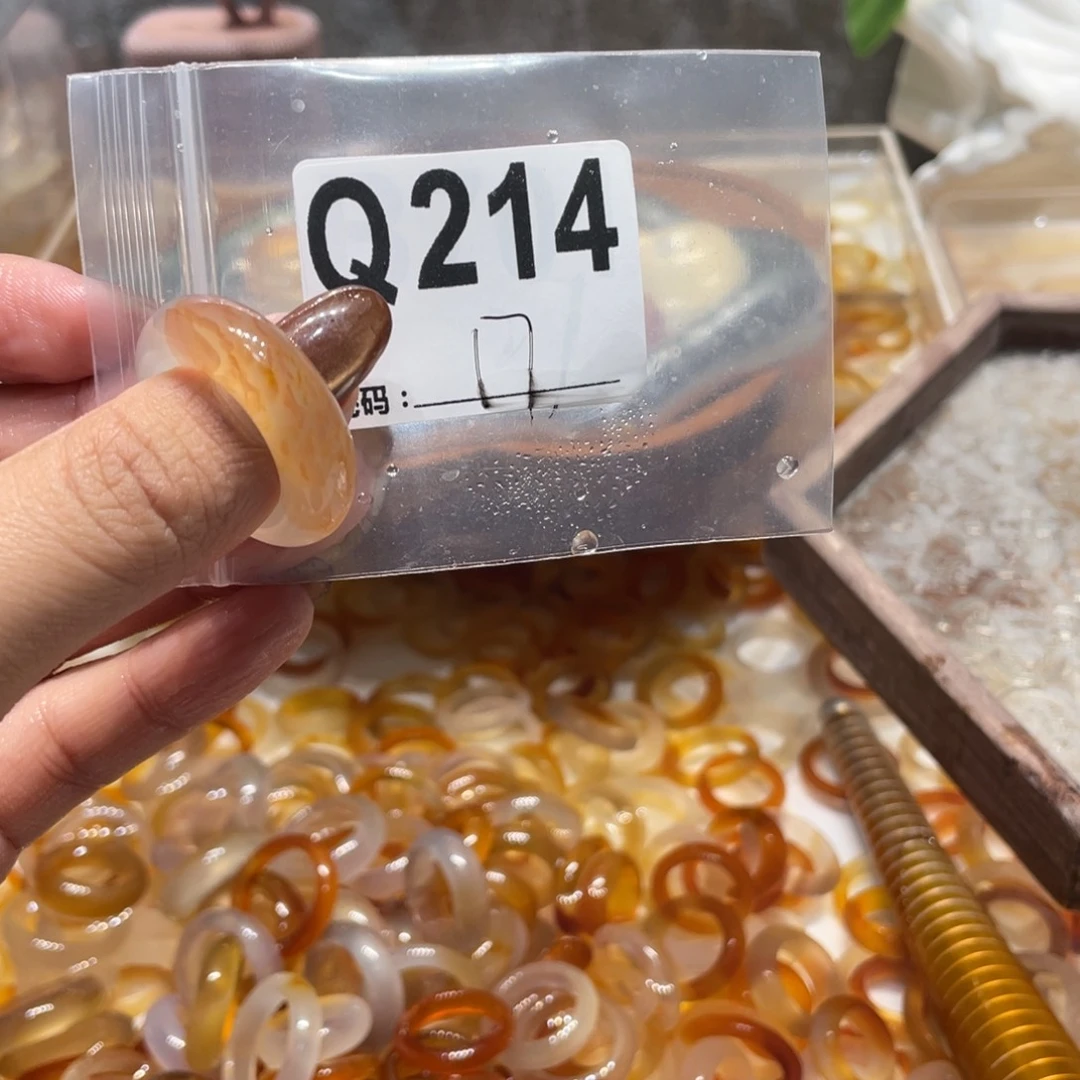 玛瑙/玉髓未镶嵌戒指214
