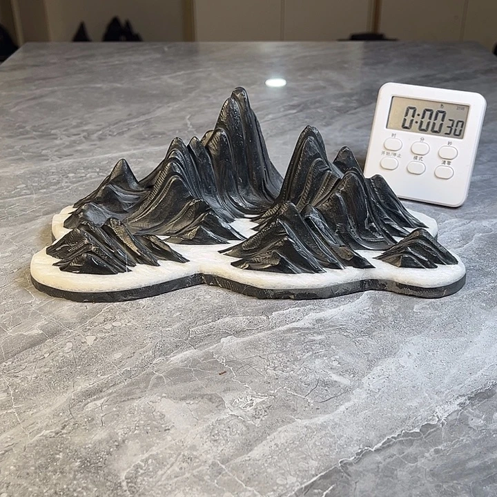 永***心奇石茶宠鱼缸文房摆件