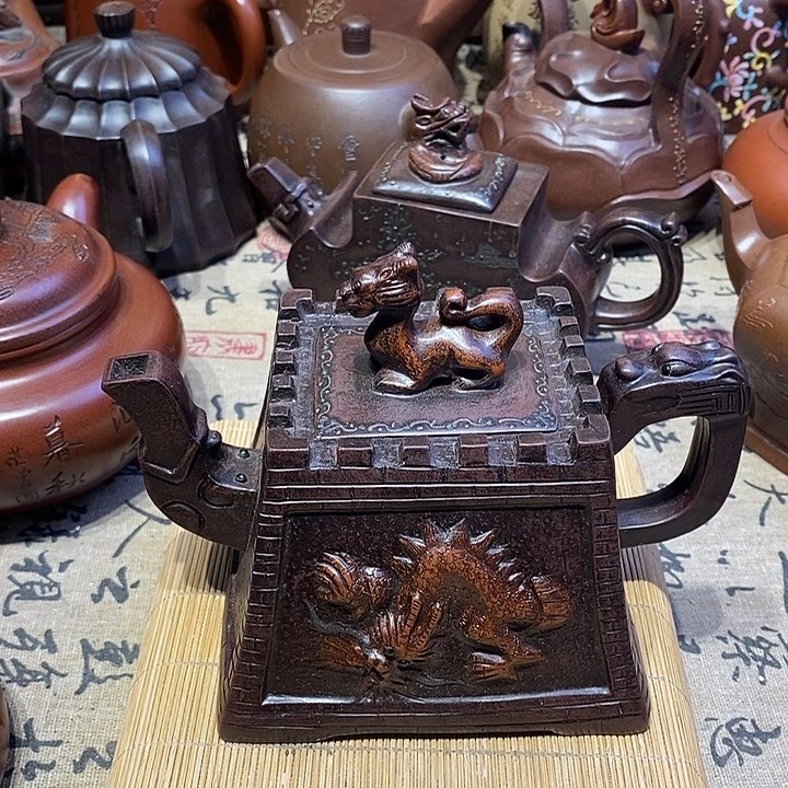 茶壶紫砂平**生紫砂壶。