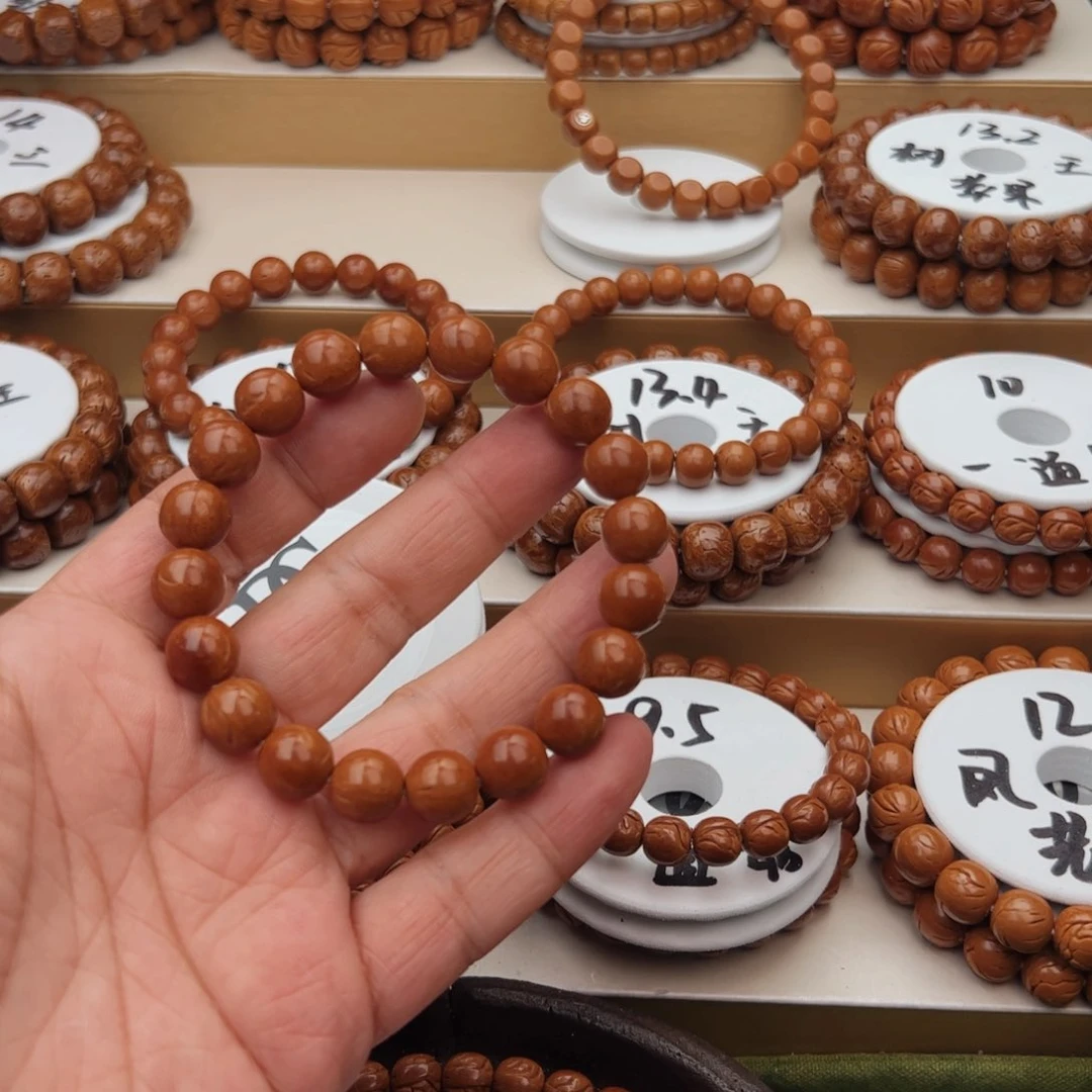 桃核吊坠胖***0桃核手串