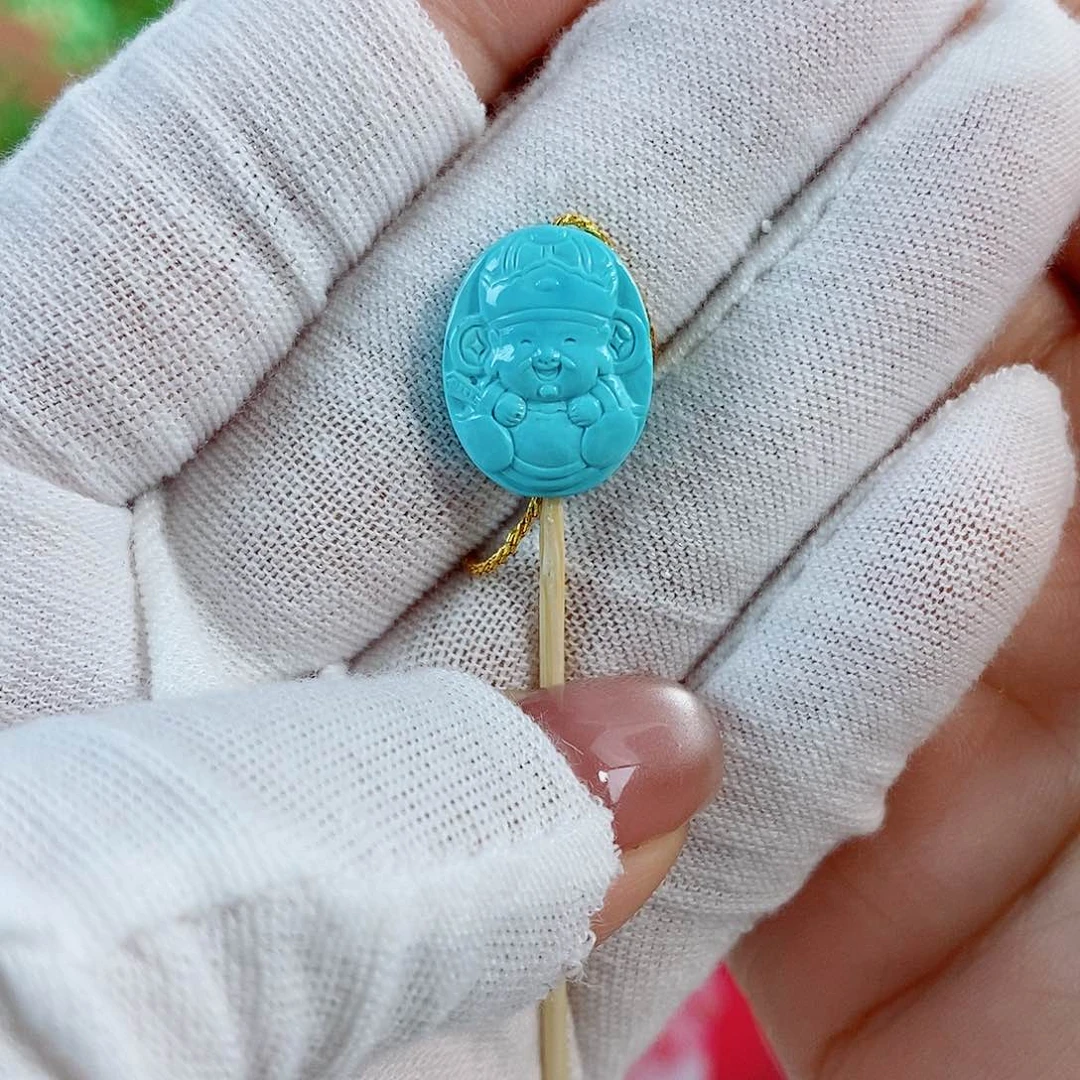 绿松石珠宝奇石未镶嵌