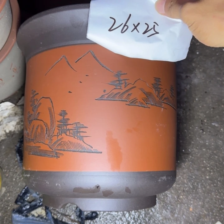 紫砂花盆特价商品