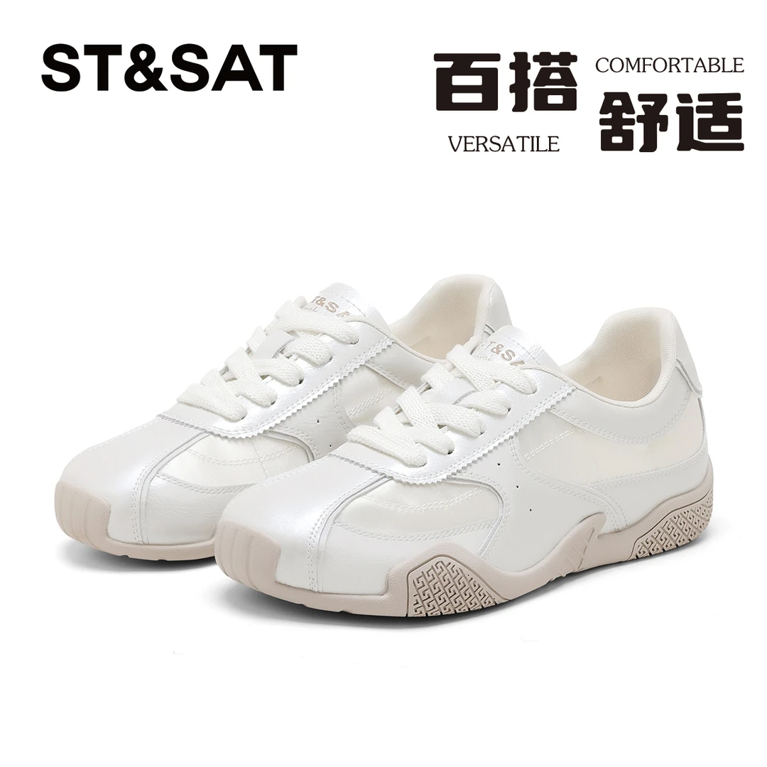 星期六舒适潮流时尚休闲鞋女士2025年新品爆款轻便柔软亲肤德训鞋