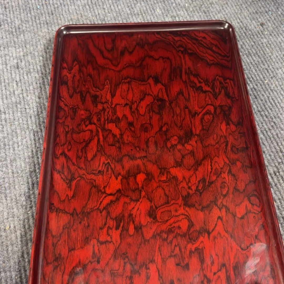 木红酸枝独板托盘