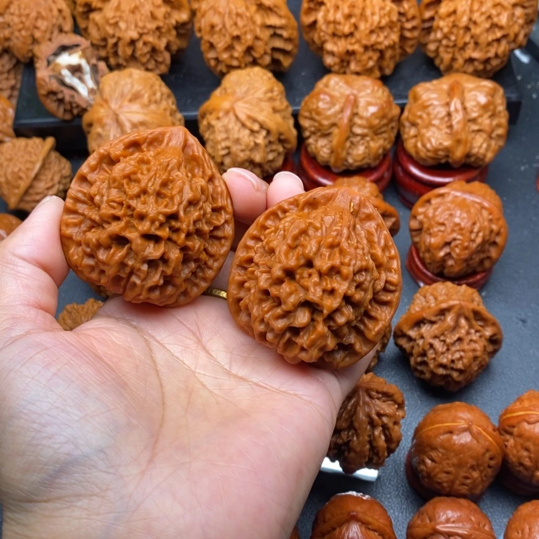 把件文玩核桃46官帽