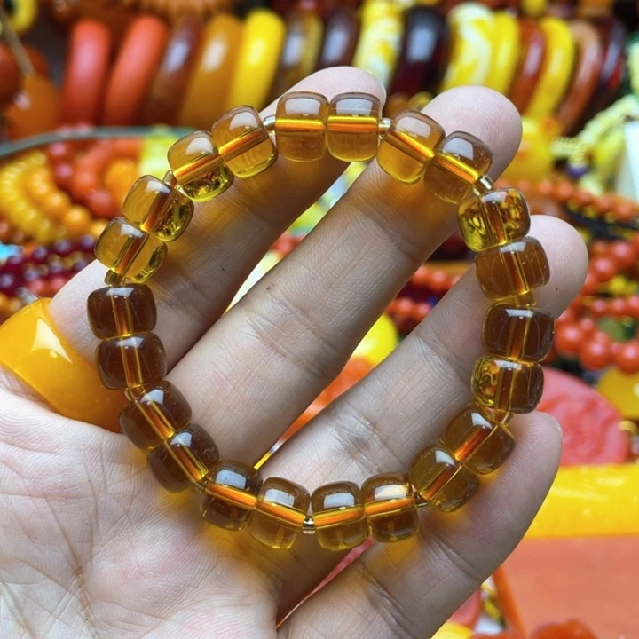树脂制品74号黄色手串