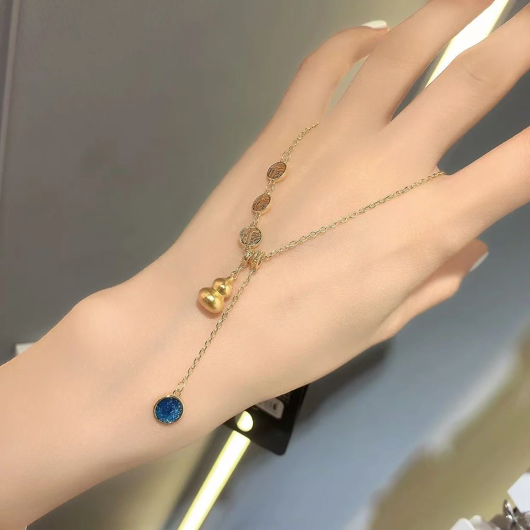 铜合金项链 《货号9488》古法葫芦项链（42+5cm）