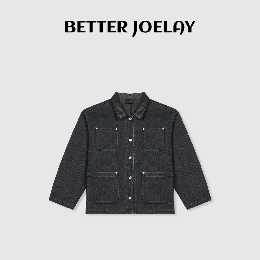 BETTER JOELY -【心动时刻】高端牛仔外套宽松运动韩版百搭Z0665