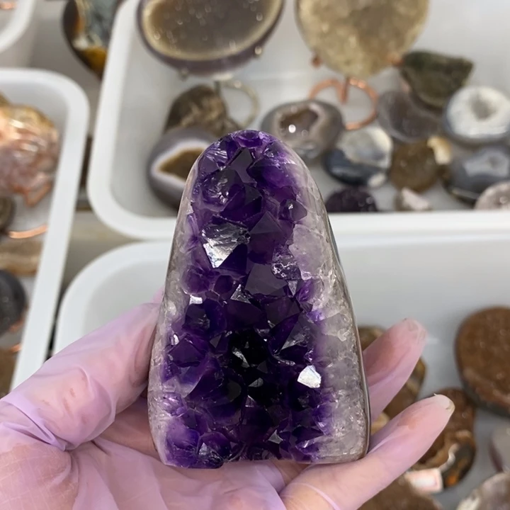 珠宝半成品未镶嵌紫晶40