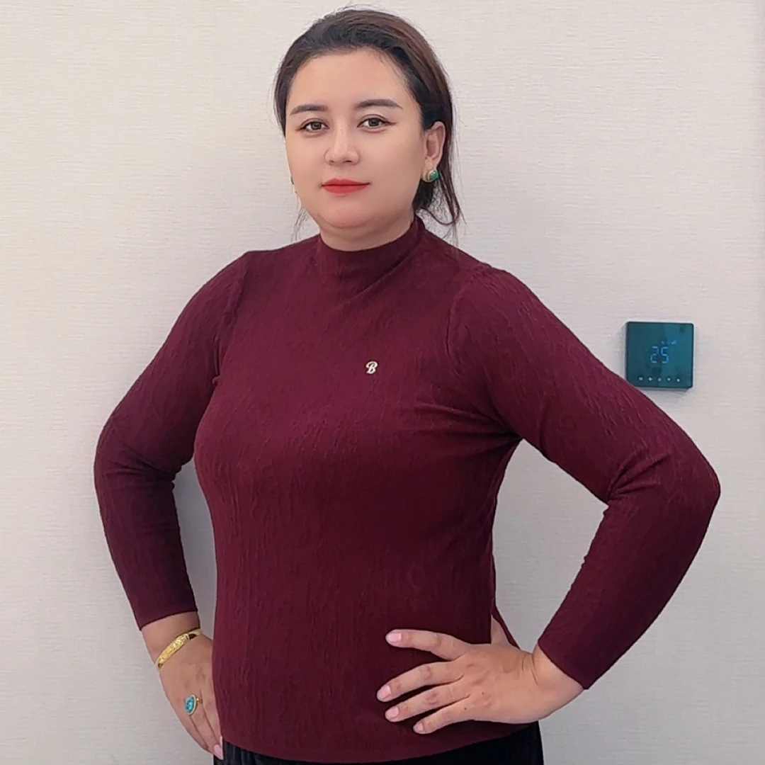 高端，半高领，打底，针织毛衣