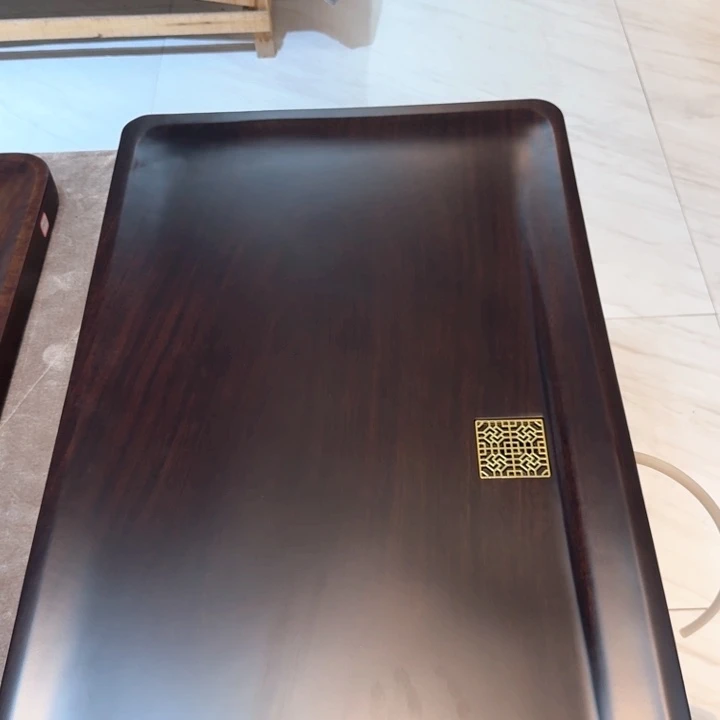 正品黑檀木实木茶盘100/55