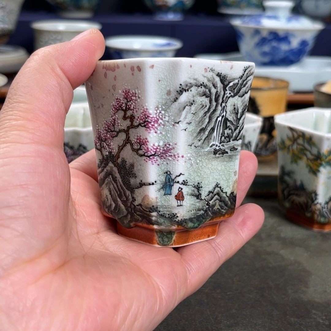杯子瓷我们观山观水观自在