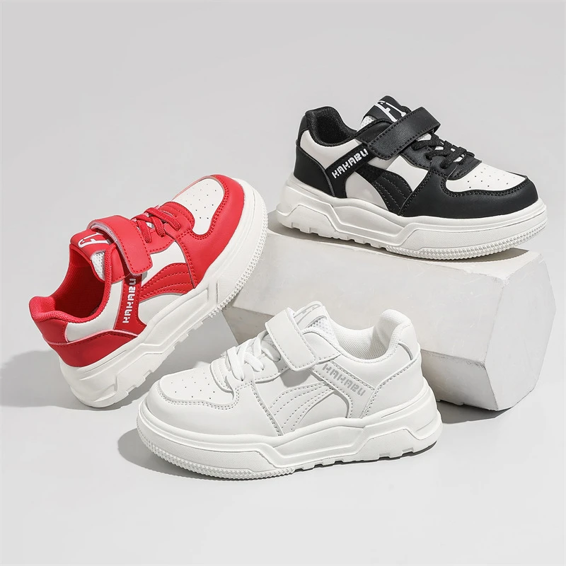 春秋款魔术贴儿童鞋潮流百搭休闲鞋透气耐磨舒适儿童运动鞋972