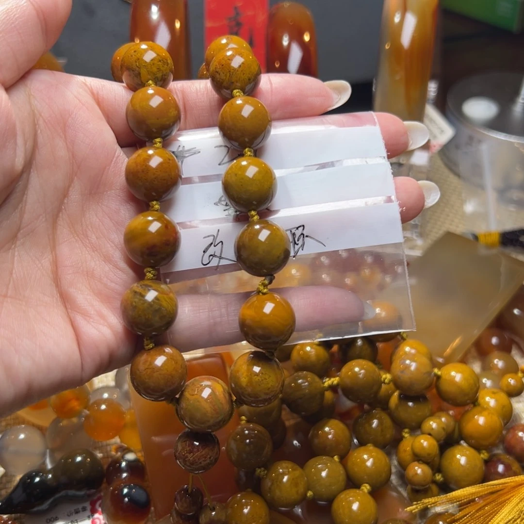 玛瑙/玉髓颈饰合金思*2
