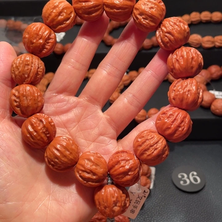 文玩核桃手串树王八棱2.1