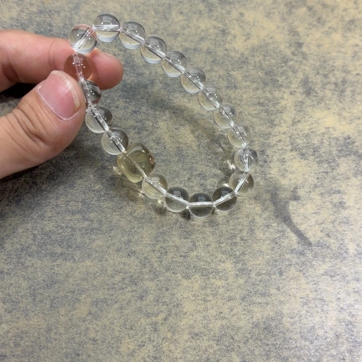 未镶嵌手链水晶白水晶