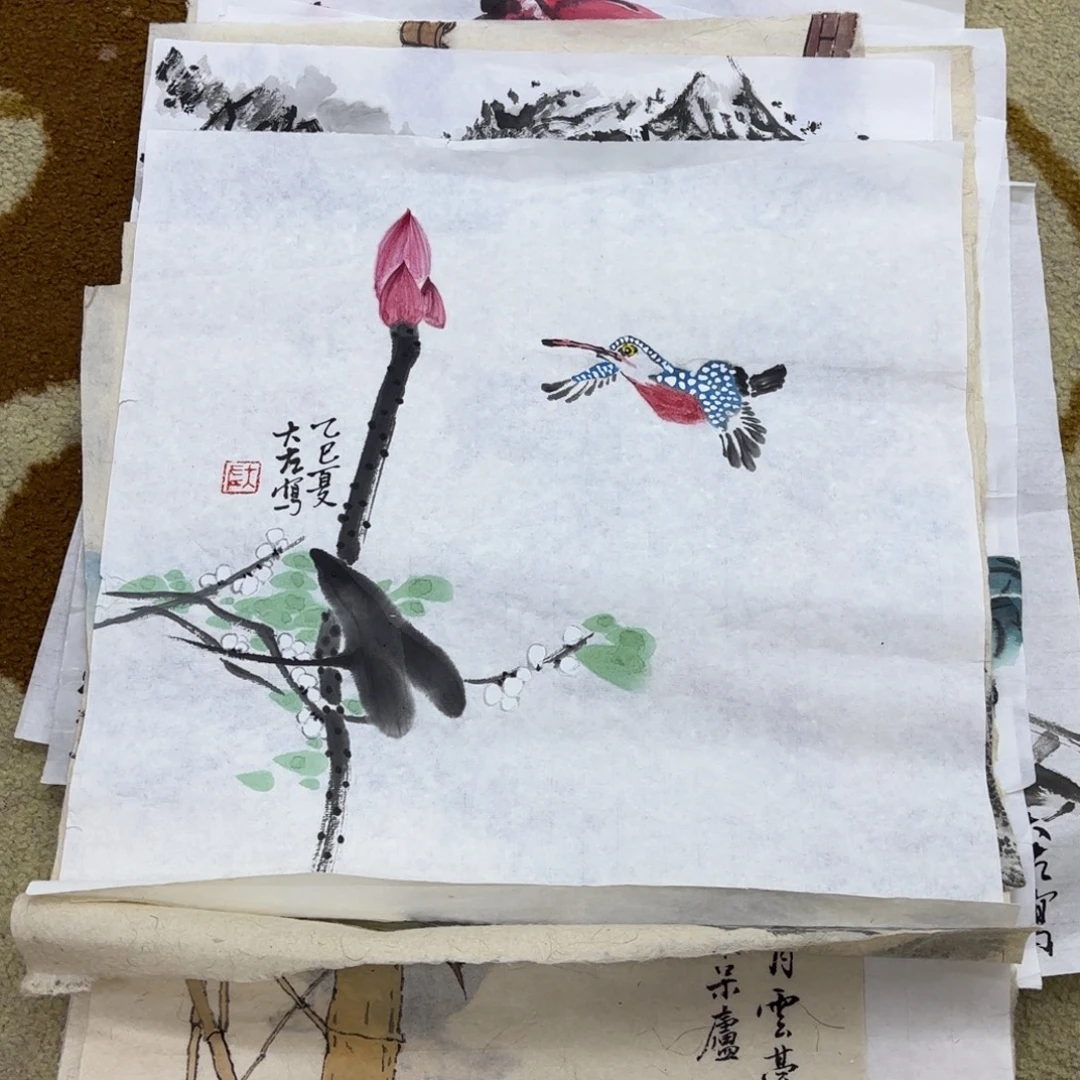 国画国画老师作品刘