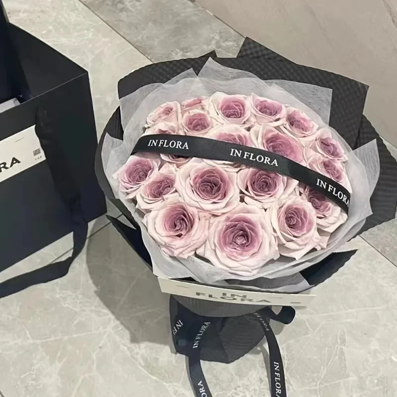 春日『爱你一辈子』19朵乌梅子酱玫瑰小香风花束生日鲜花送对象送老婆花店送花上门鲜花同城配送鲜花小时达外卖