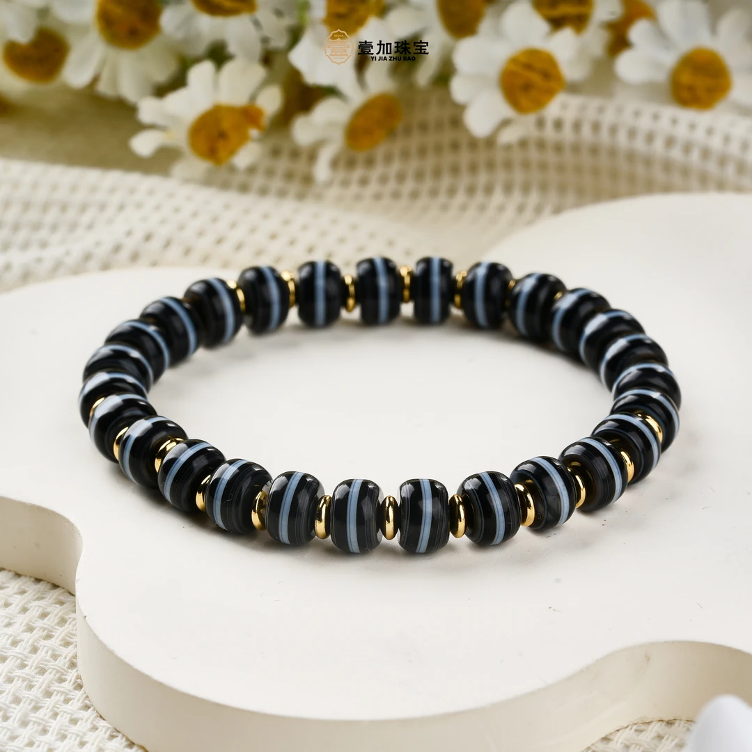 小青|手工设计药师玛瑙单圈手串多样性发一2366Z