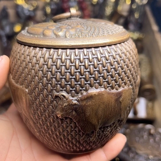 铜制工艺把玩摆件