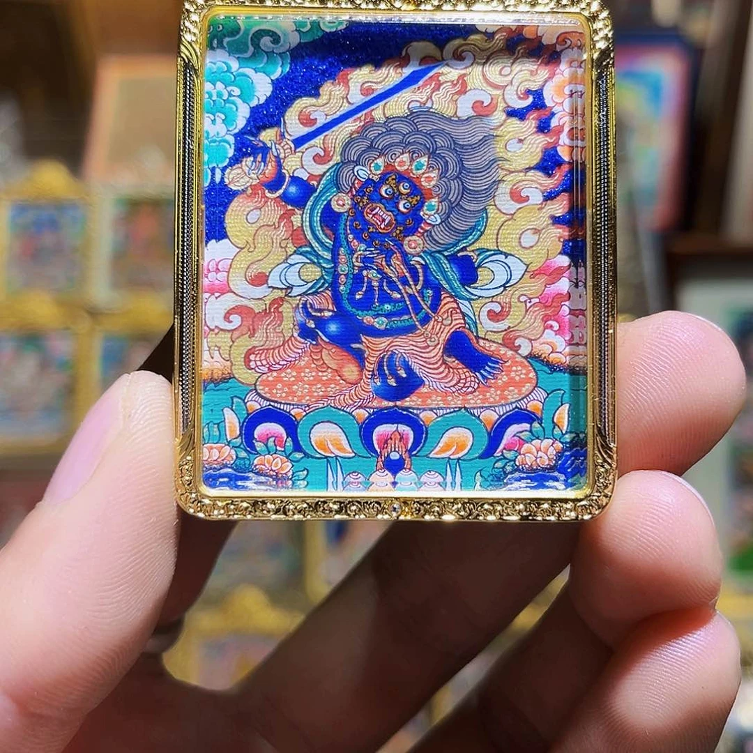 吊坠青海热贡纯手绘不动