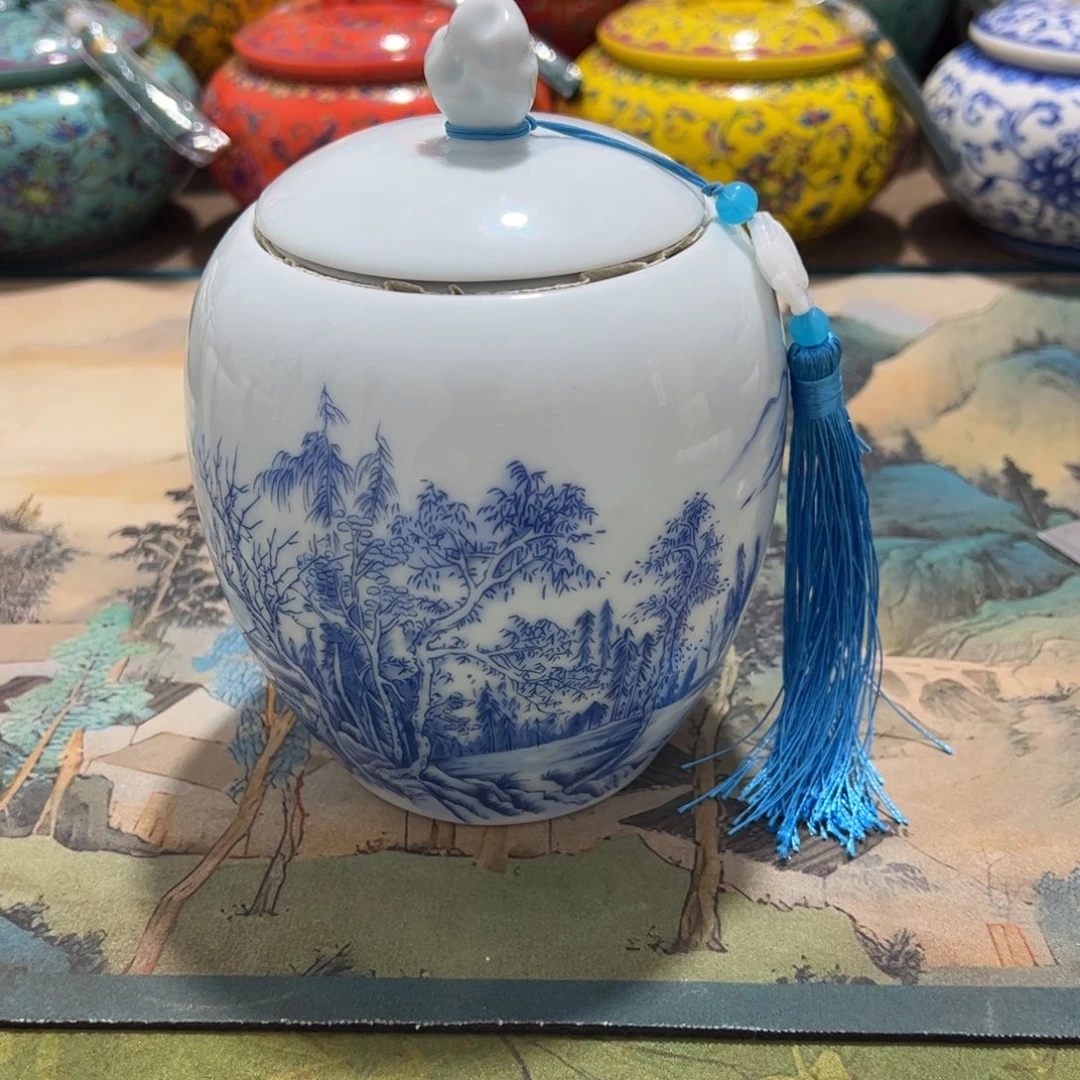 高端陶瓷茶叶罐陶瓷