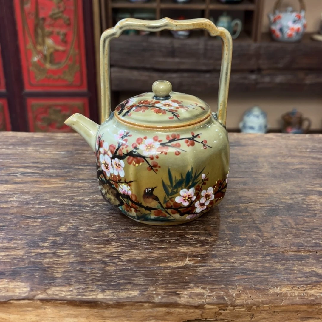 柴烧手工手绘陶瓷