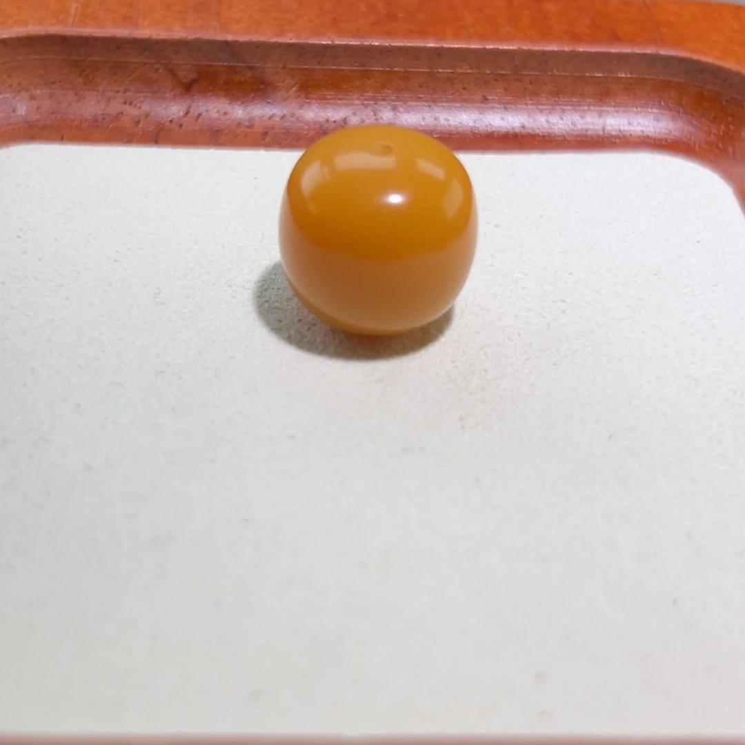 6***9石英质玉（缅黄）未镶嵌卡12老型珠