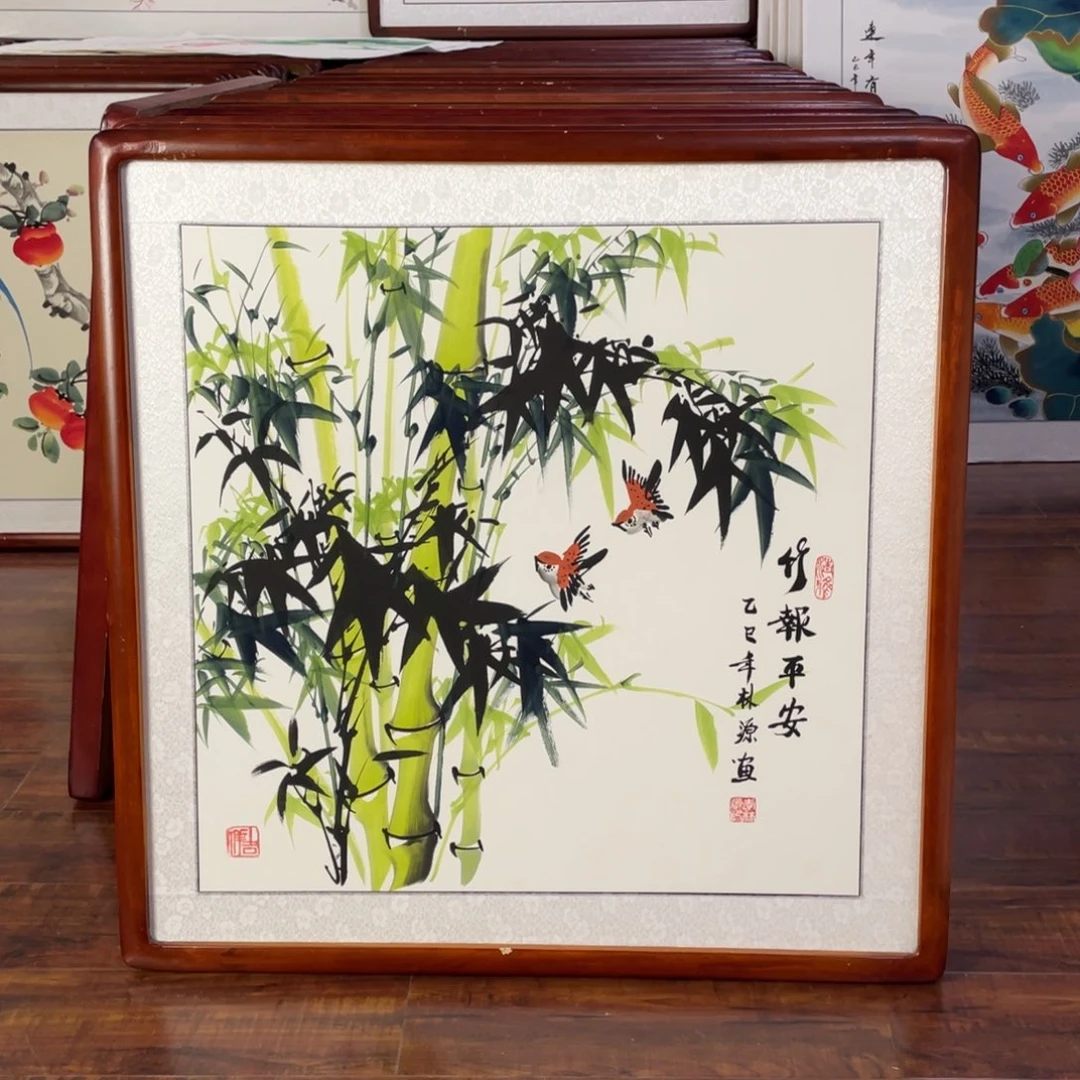 国画带框尺寸63*63厘米