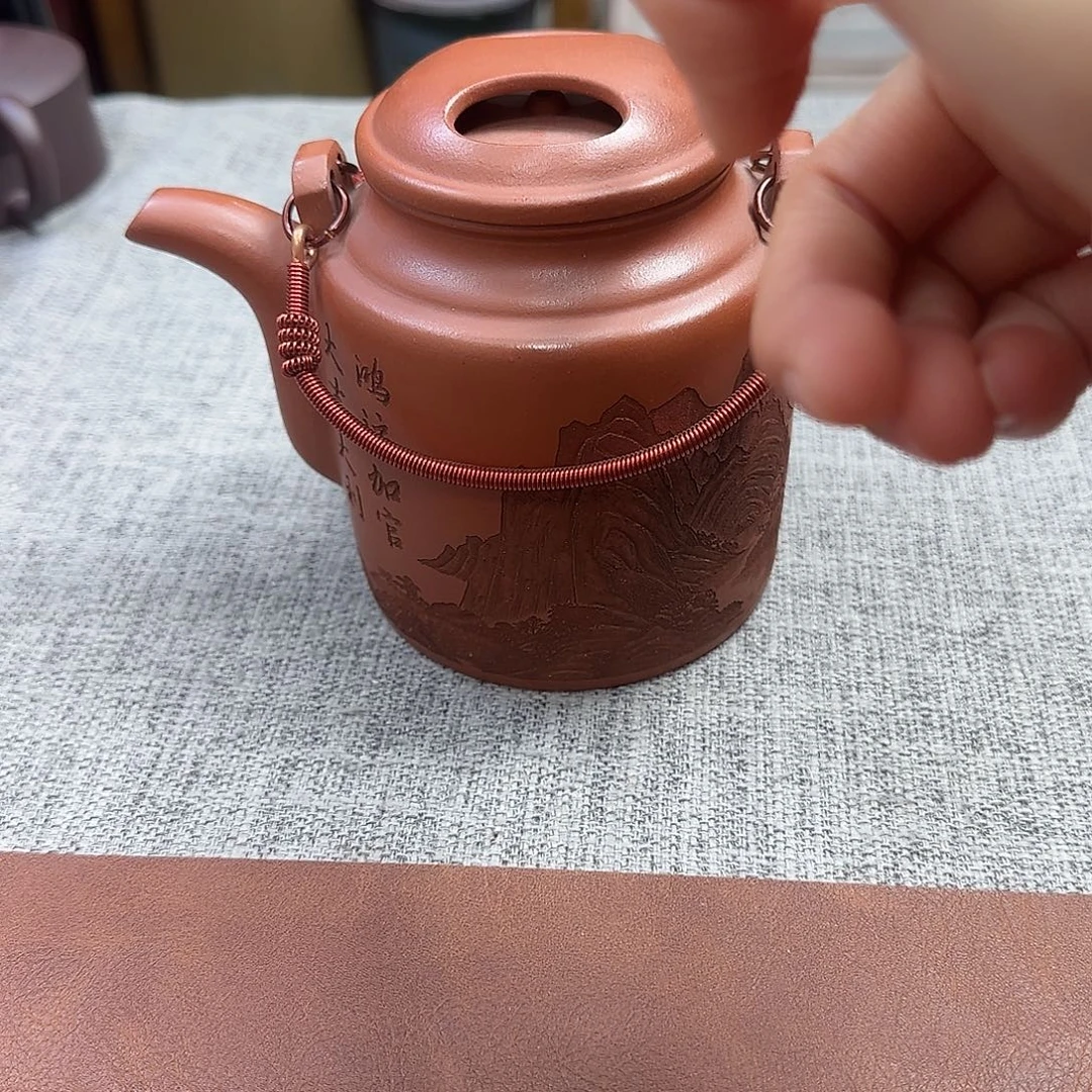 茶壶紫砂民间手艺人全手工制作
