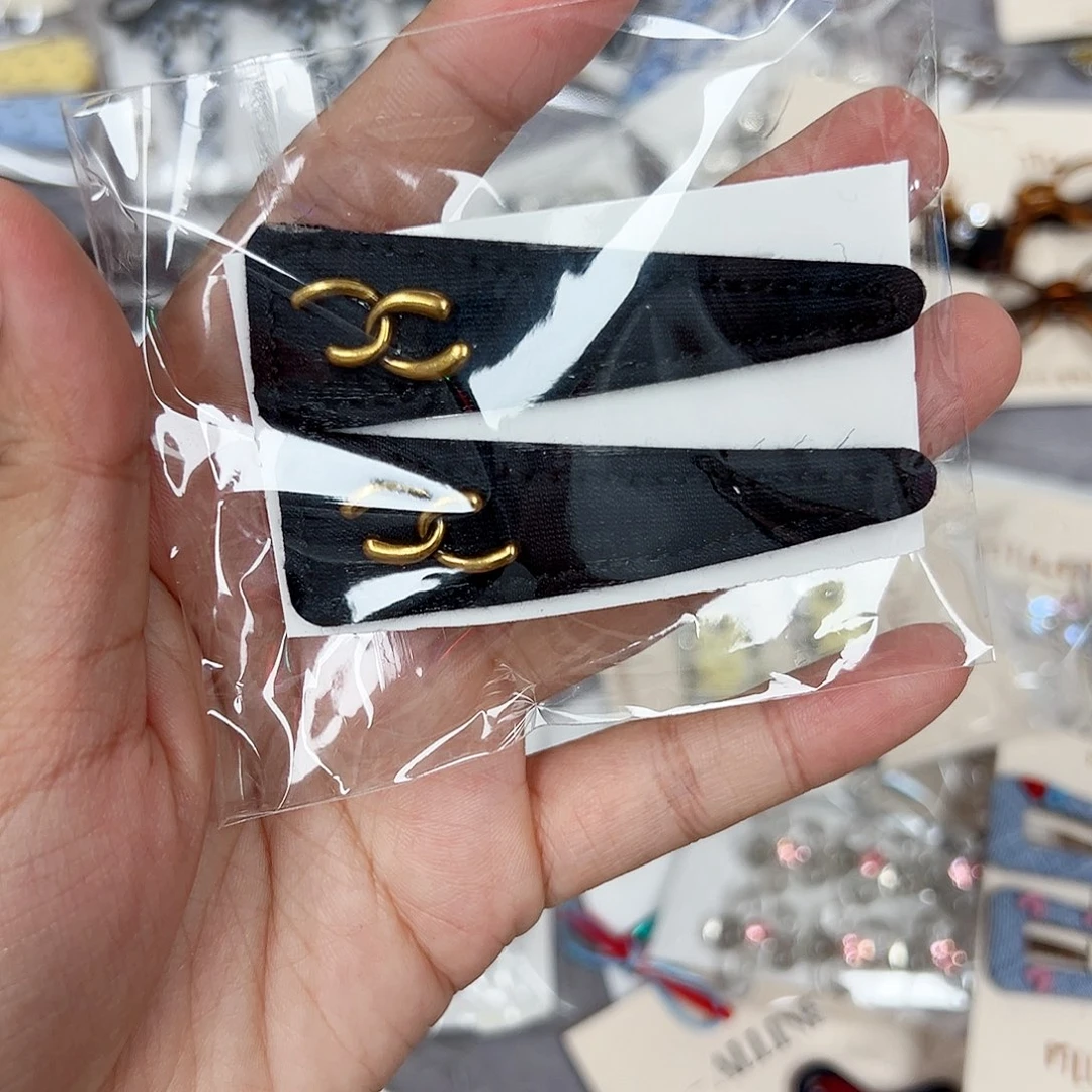 布艺非金属拜拜夹一对