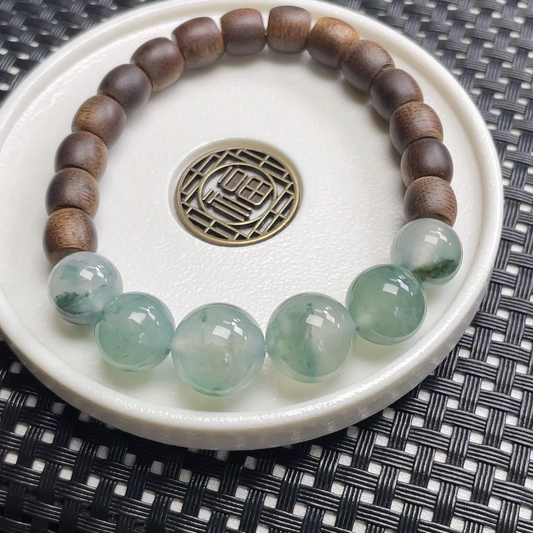 翡翠手链未镶嵌卡12