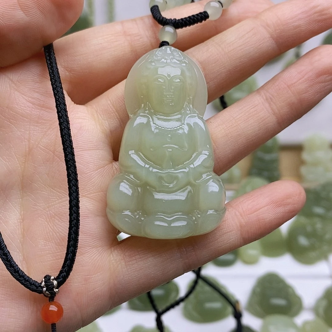 和田玉颈饰未镶嵌