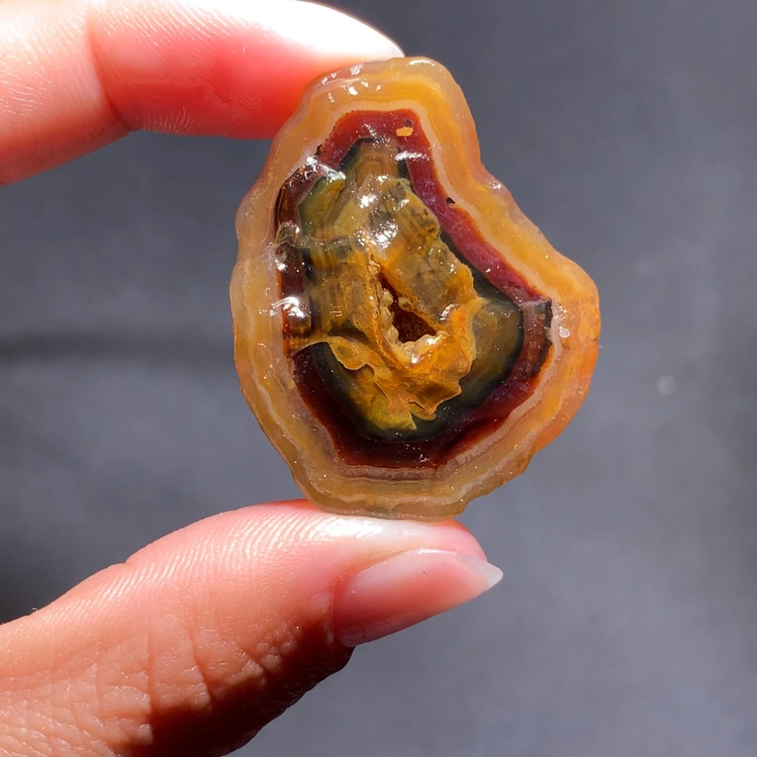 未镶嵌玛瑙/玉髓珠宝半成品