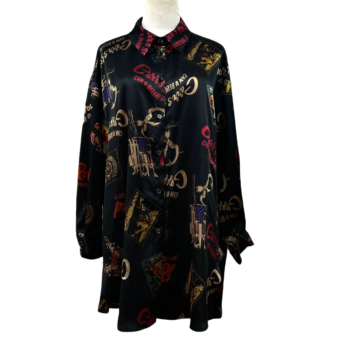 【禧宝的小店】动物世界香云纱衬衣J23177-17