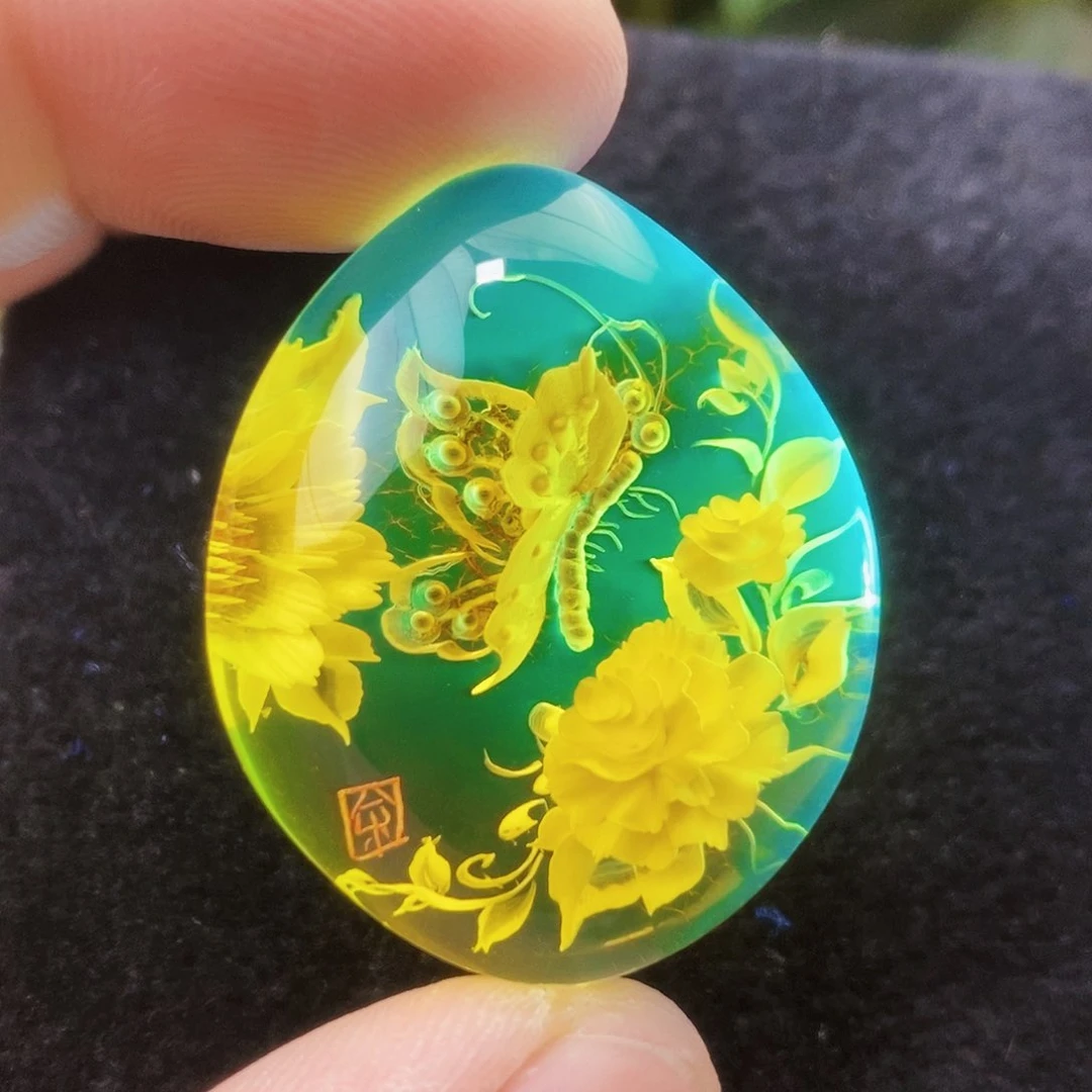 【闪购商品】金珀吊坠(不含链)未镶嵌