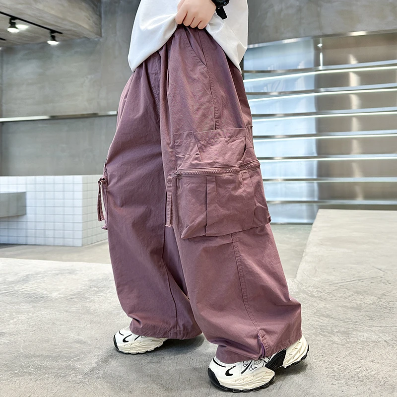 2025新款男童休闲夏季韩版休闲裤休闲裤长裤中大童工装裤直筒潮流