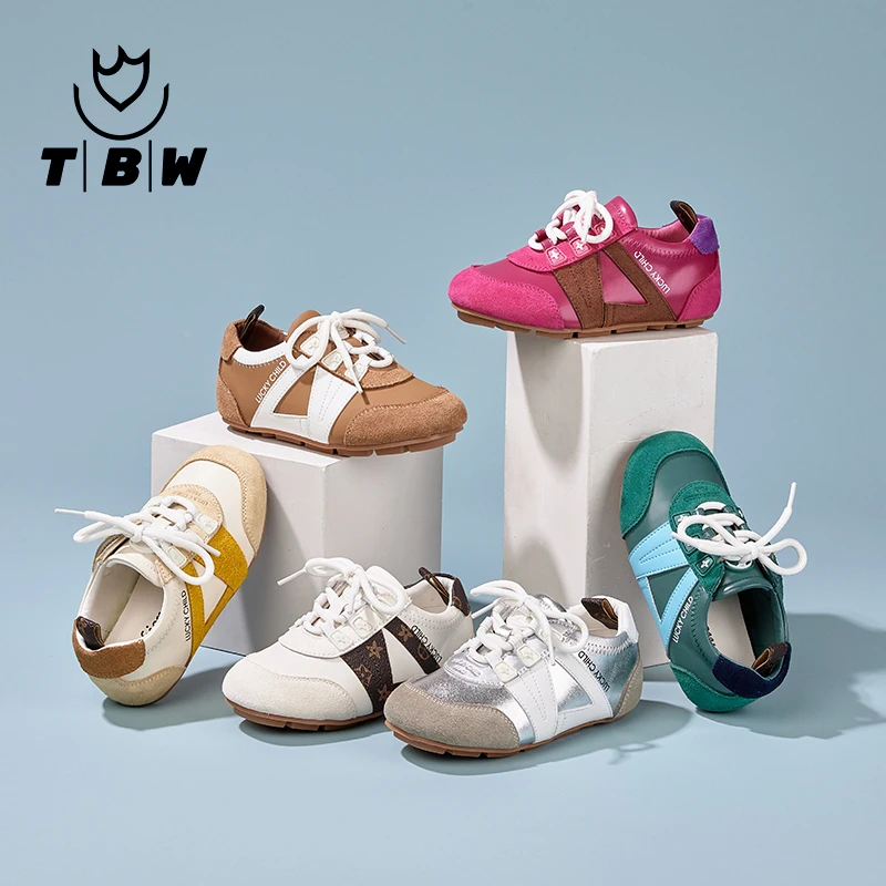 夏季新款爆款儿童德训鞋潮款户外舒适跑步运动鞋爆款男女童小白鞋