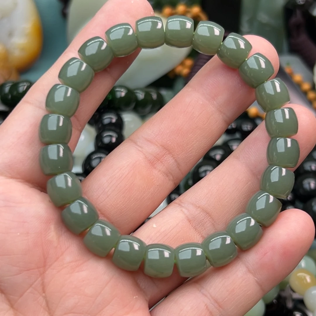 和田玉手链未镶嵌伍*七