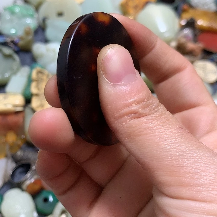 清***河琉璃/树脂/塑料类小物件一个 小物件