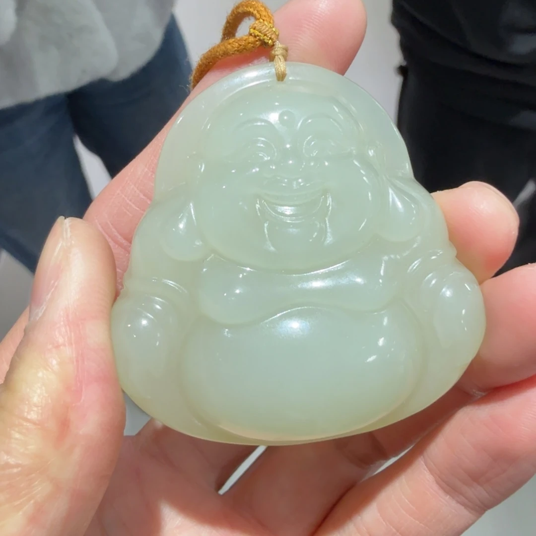 和田玉未镶嵌颈饰13芳姐代购不退