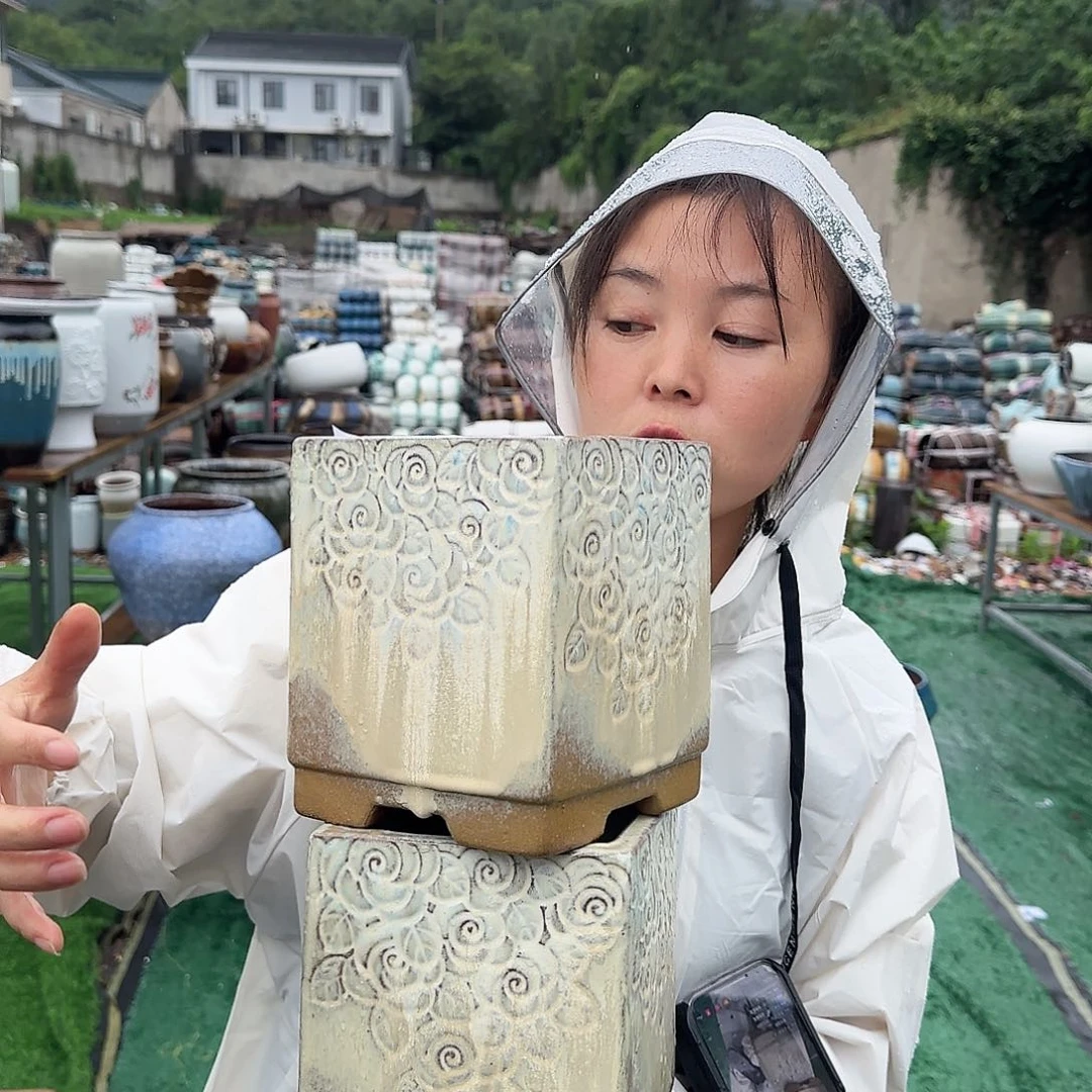 紫砂花盆王嫂花盆0615-576高17口14