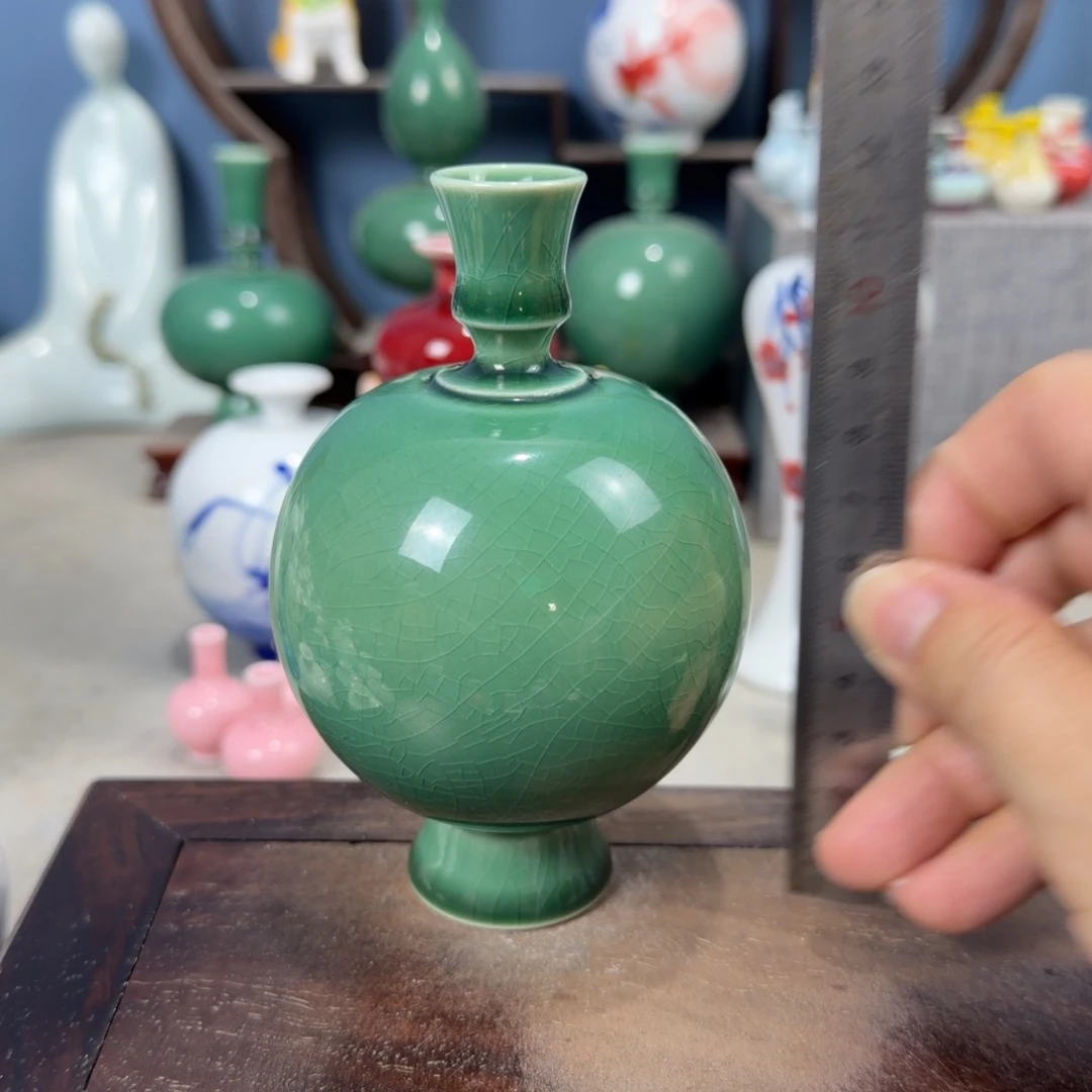 陶瓷手工小花器摆件