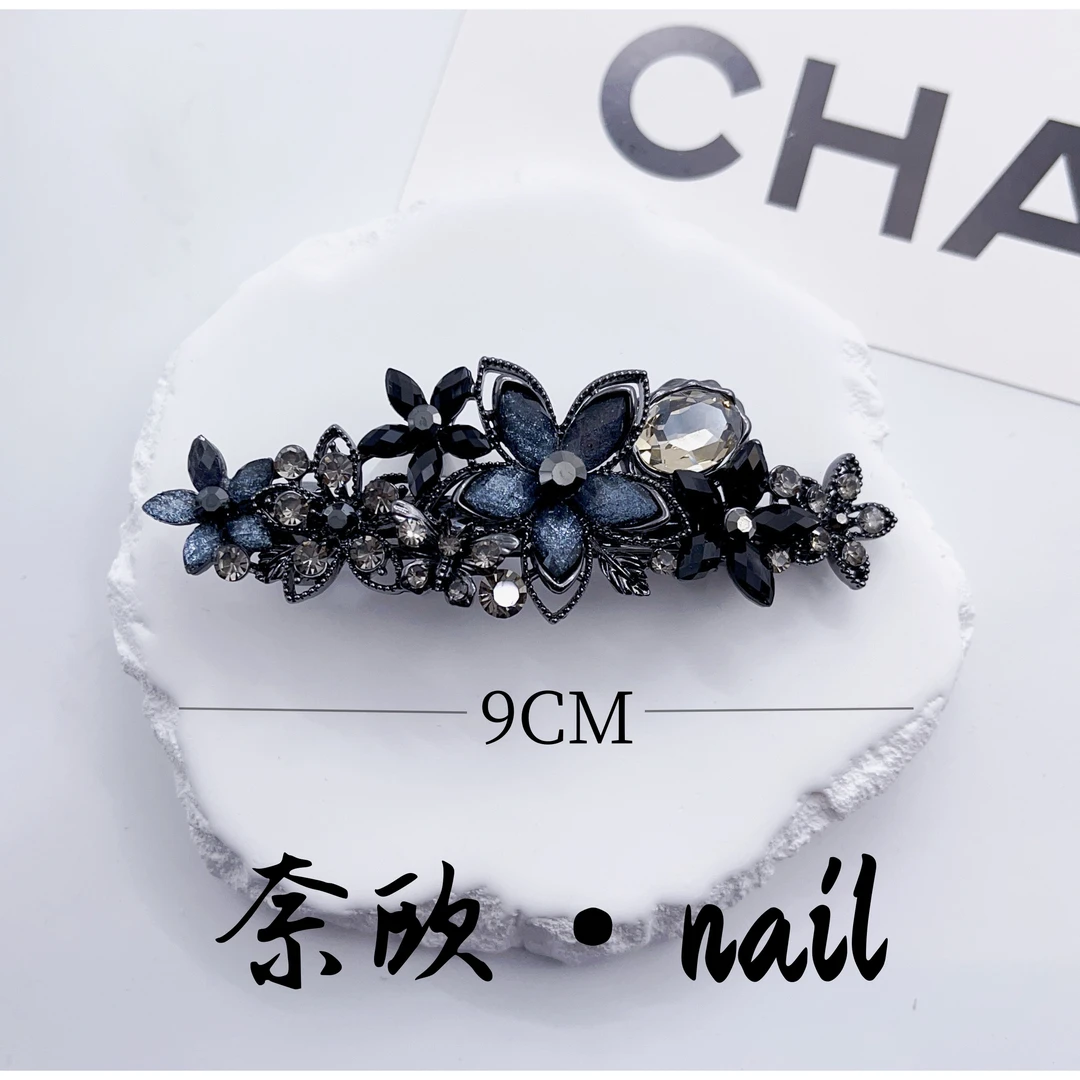 【NAIL·奈欧】设计师系列6756法式气质弹簧夹优雅横夹