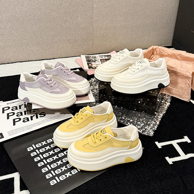 【C.H】S2025春款板鞋小众外穿板鞋高级网红休闲女鞋子运动鞋JX113