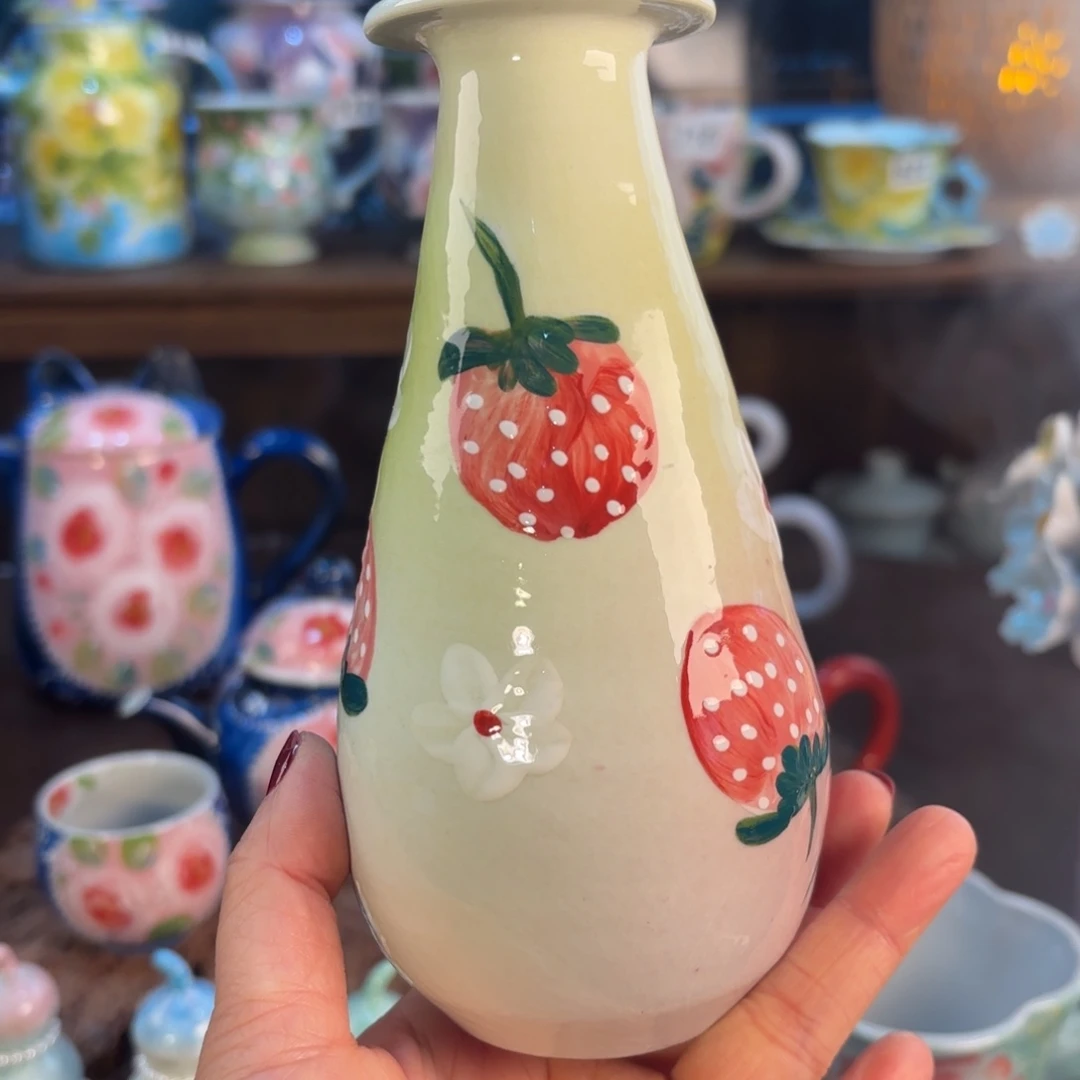 景德镇手绘高温釉下彩陶瓷茶具