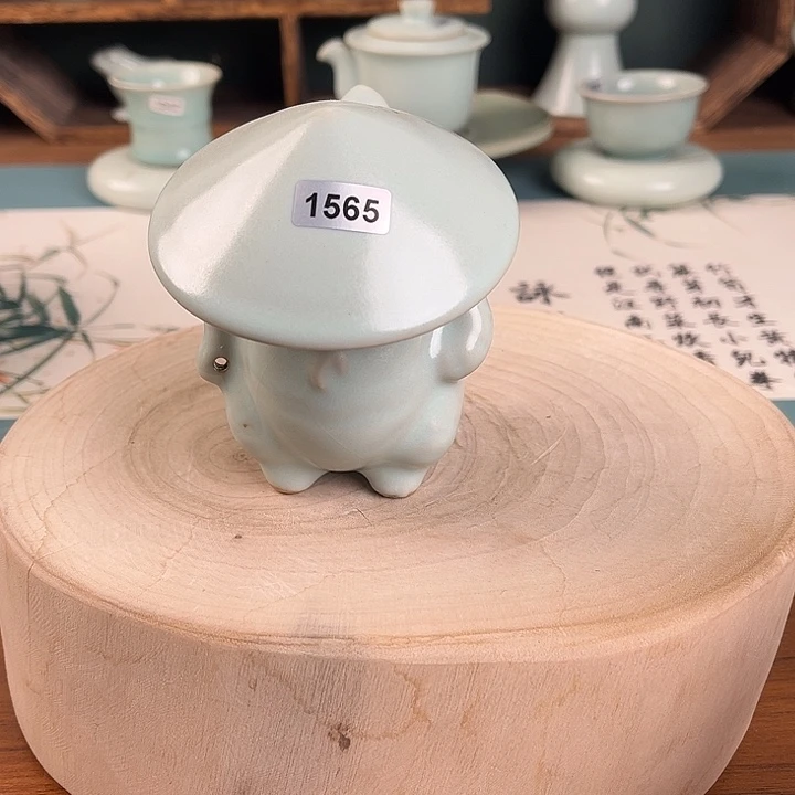 杯1565青鸾汝瓷汝州微瑕