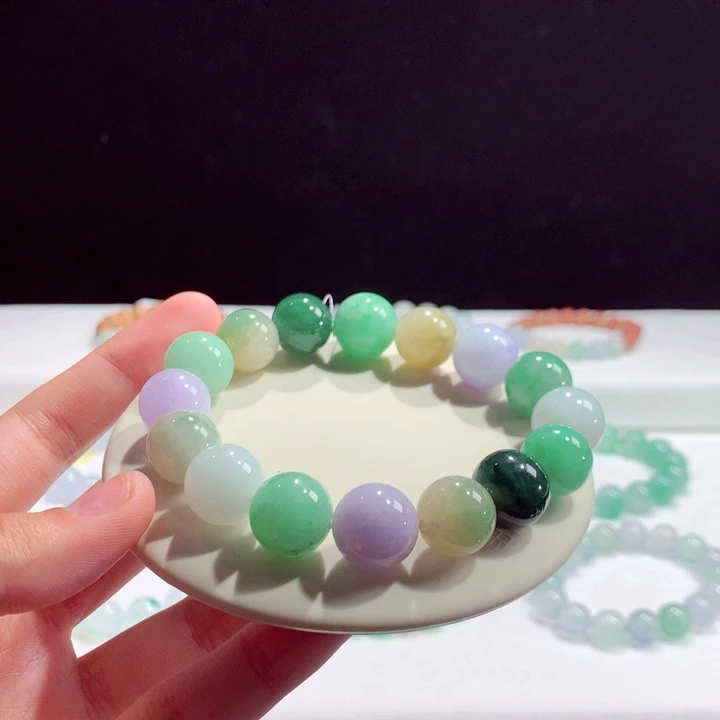 未镶嵌手串翡翠天然翡翠