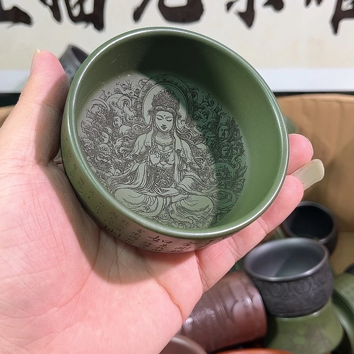 茶杯紫砂全手工紫砂主人杯
