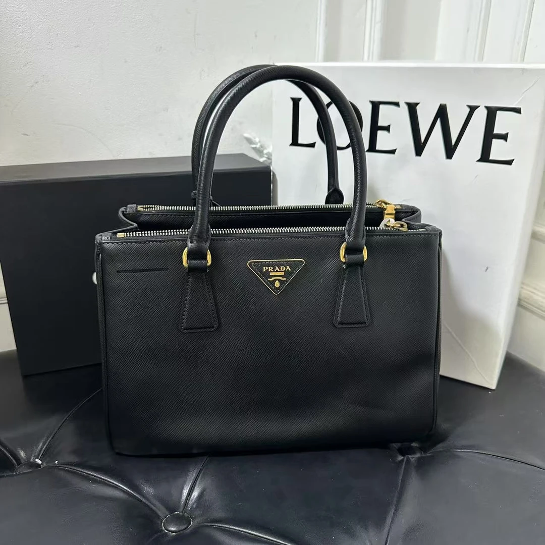 Prada/普拉达 单肩包 黑金杀手30cm mx7584/2505